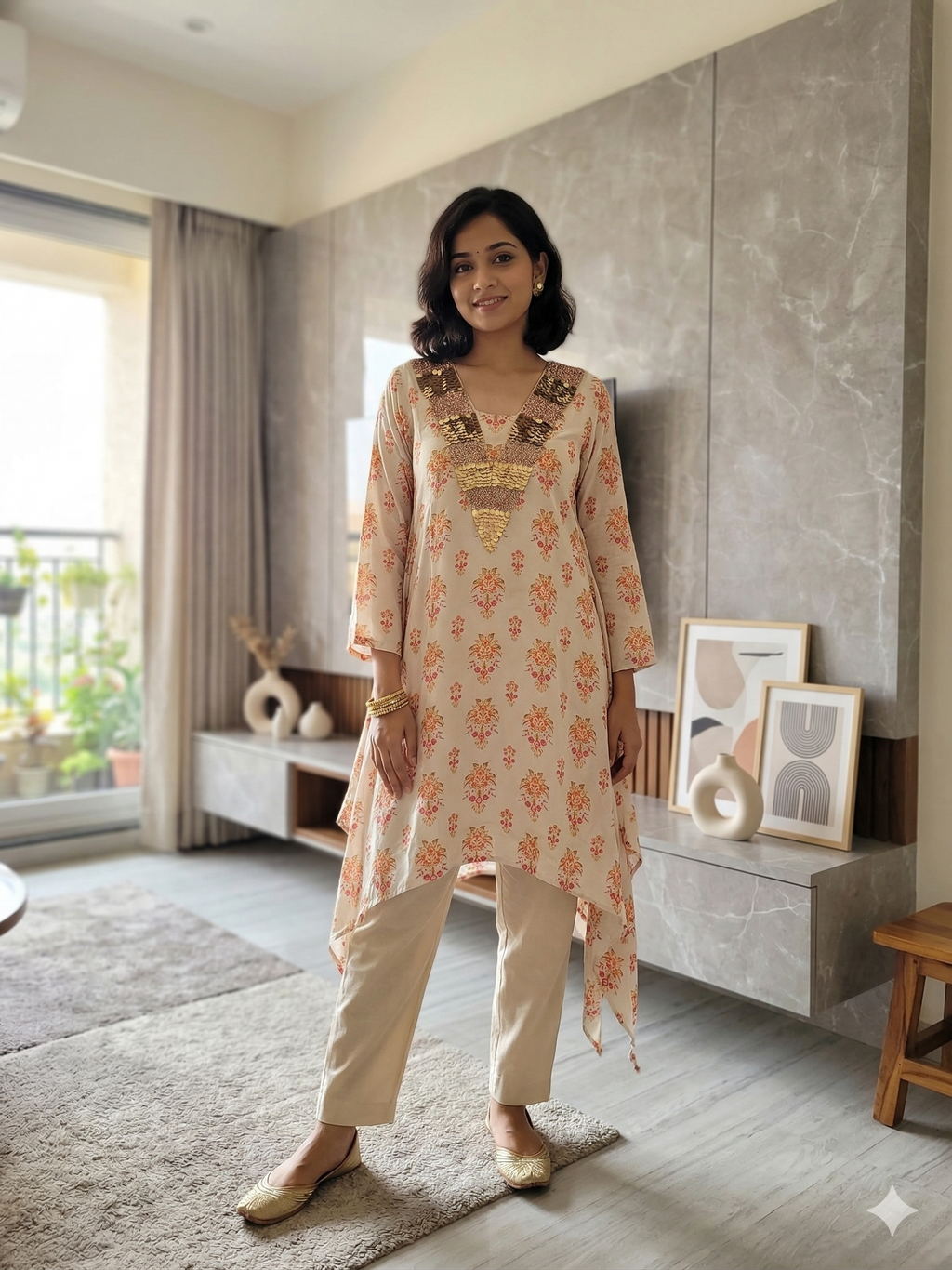 Cotton Kurta Set