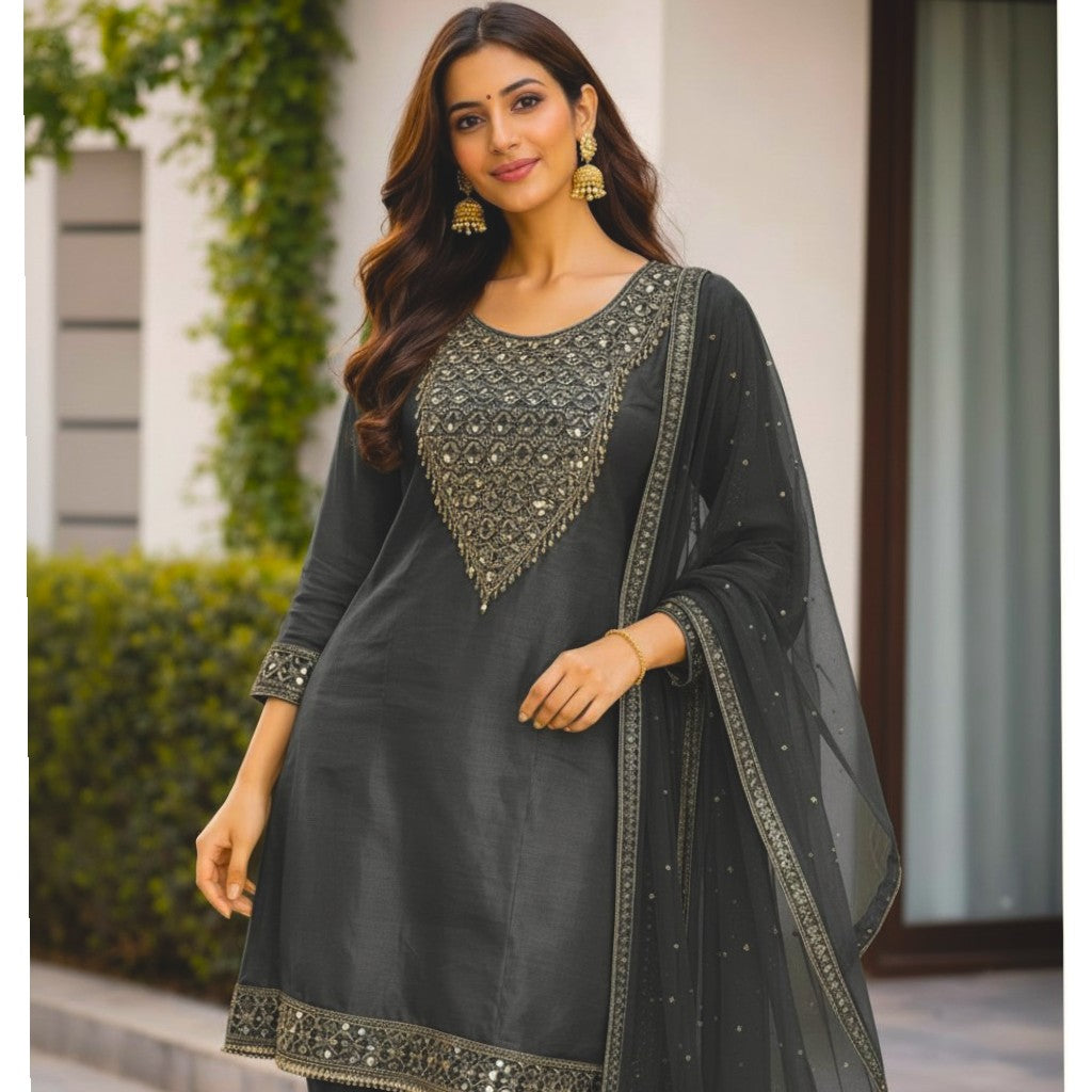 Grace Mirror Work Suit