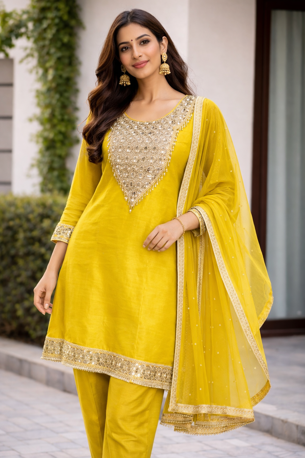 Grace Mirror Work Suit